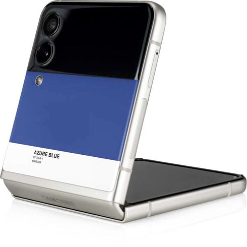 Azure Blue Galaxy Z Flip3 5G Skin